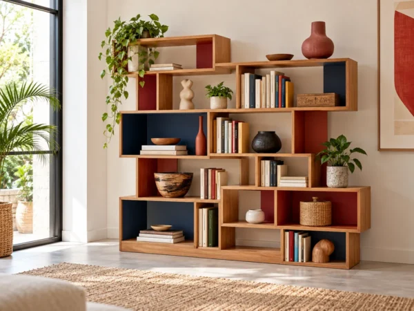 Bibliothèque modulable Mosaïque
