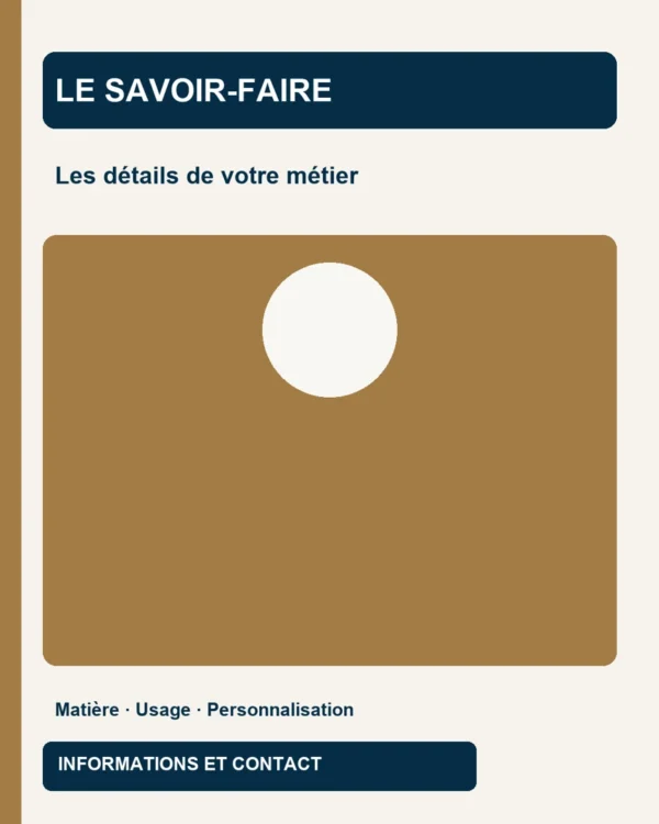 Pack PSD Artisan & atelier — 3 formats sociaux