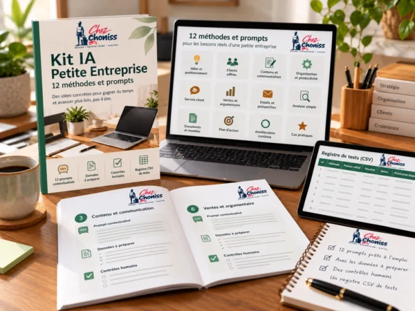 Kit IA Petite Entreprise — 12 méthodes et prompts