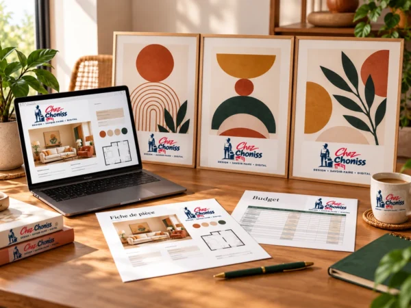 Kit Aménagement — brief, budget et 3 affiches SVG