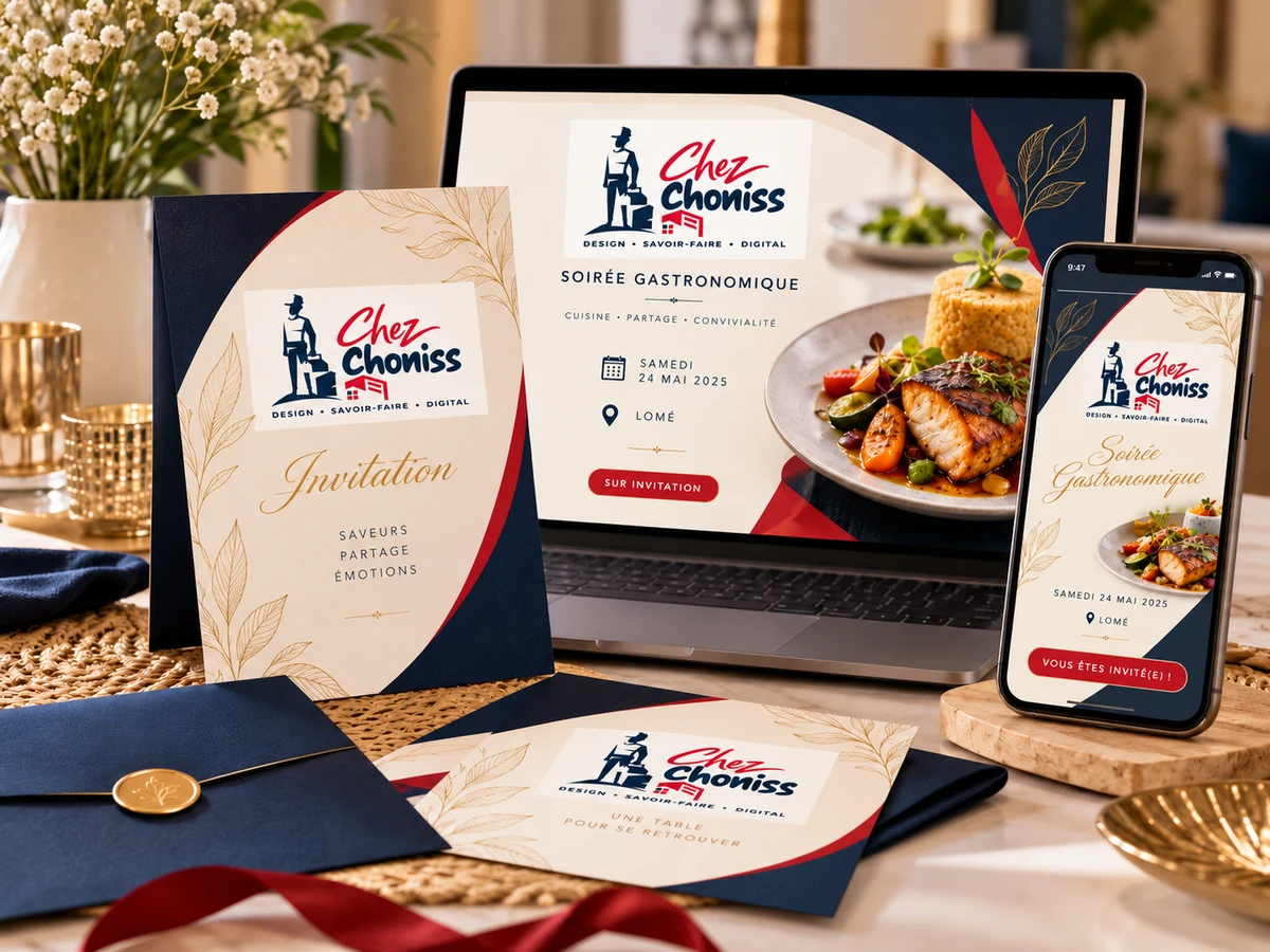 Pack PSD Événement — annonce et invitation